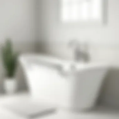 Stylish bathtub accessories enhancing safety