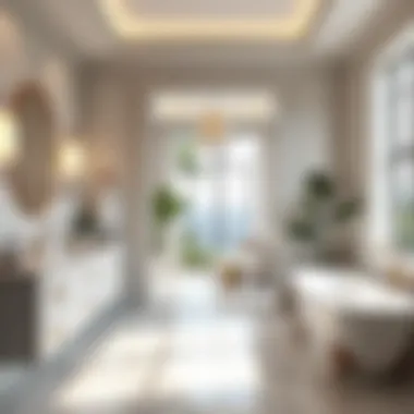 Opulent Design: Marble Finishes for a Spa-Like Experience Luxurious bathroom showcasing marble finishes and spa-like ambiance