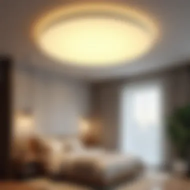 Innovative LED ceiling lights that adapt to room aesthetics