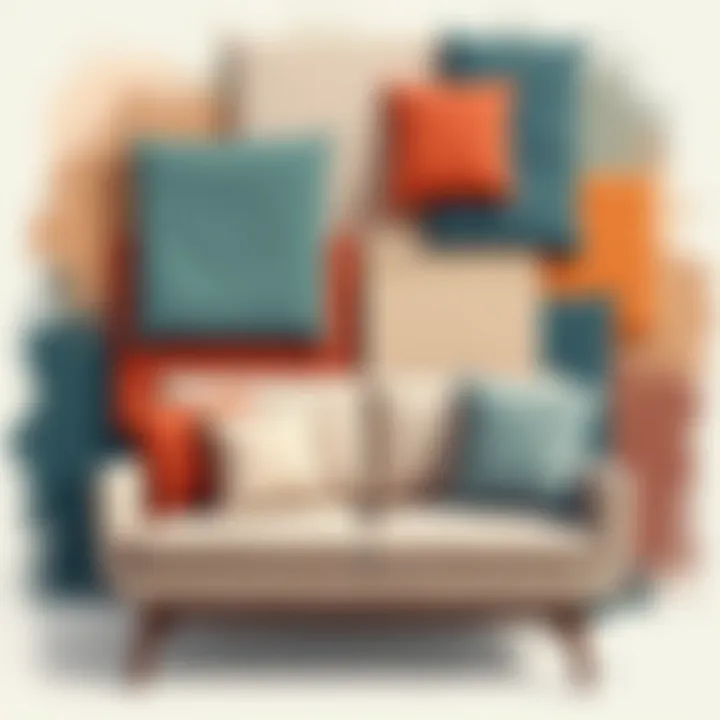 Stylish assortment of loveseat fabrics and materials