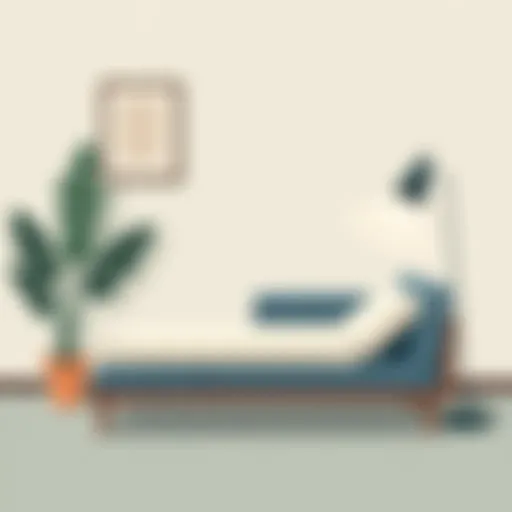 Different types of foam mattresses for sofa beds displayed