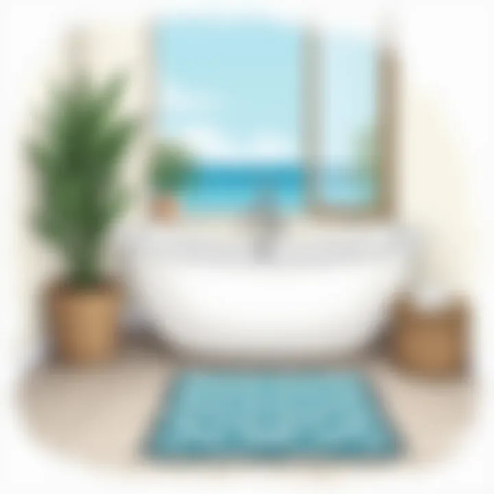 Maintenance tips for keeping a coastal bath mat pristine