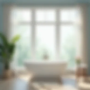 Frosted Window Film Creating a Serene Atmosphere Classic frosted window film for privacy